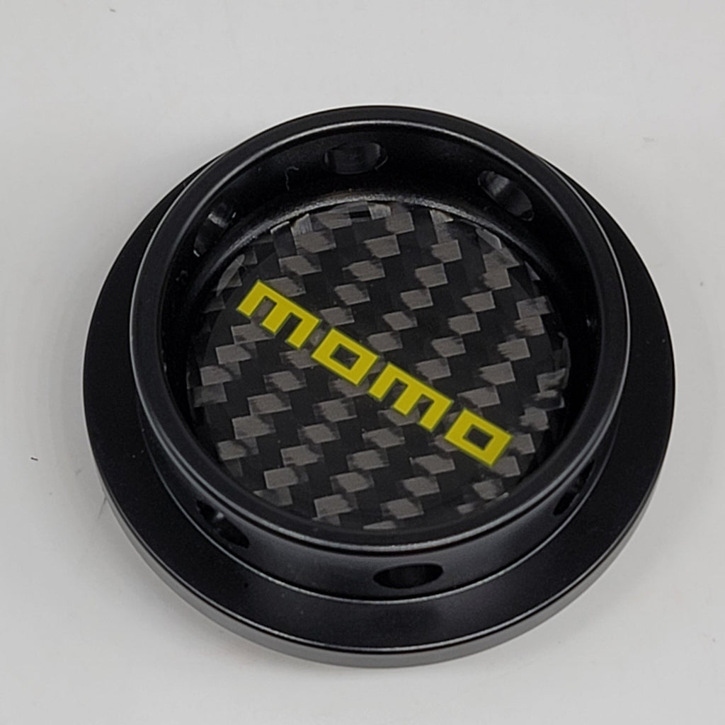 Brand New Momo Black Engine Oil Fuel Filler Cap Billet For Toyota