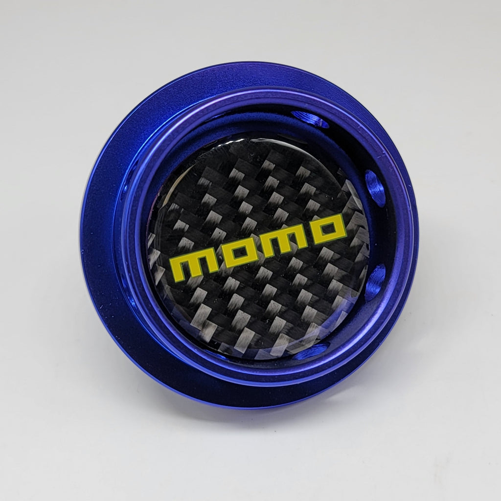 Brand New Momo Blue Engine Oil Fuel Filler Cap Billet For Nissan