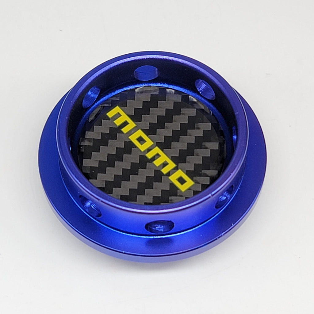 Brand New Momo Blue Engine Oil Fuel Filler Cap Billet For Nissan