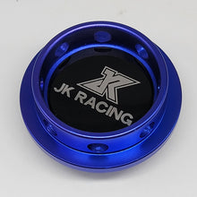 Load image into Gallery viewer, Brand New JK RACING Blue Engine Oil Fuel Filler Cap Billet For Nissan