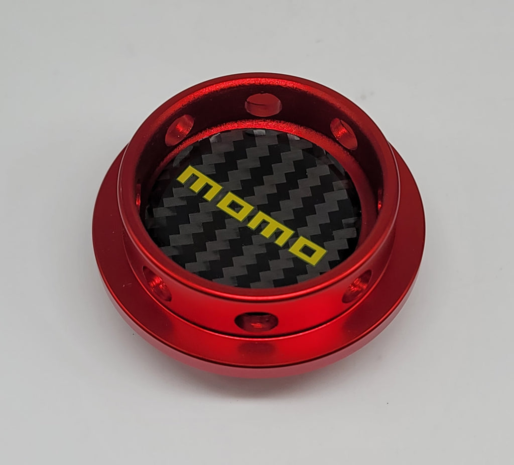 Brand New Momo Red Engine Oil Fuel Filler Cap Billet For Nissan