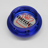 Brand New Bride Blue Engine Oil Fuel Filler Cap Billet For Toyota