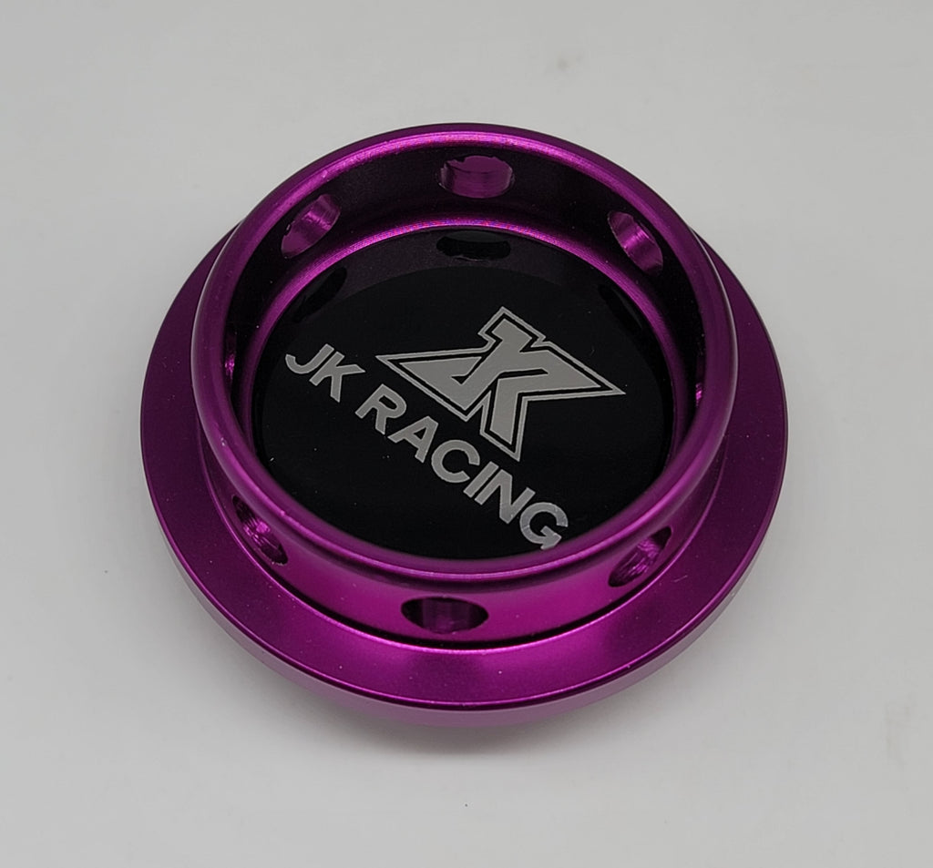 Brand New JK RACING Purple Engine Oil Fuel Filler Cap Billet For Nissan