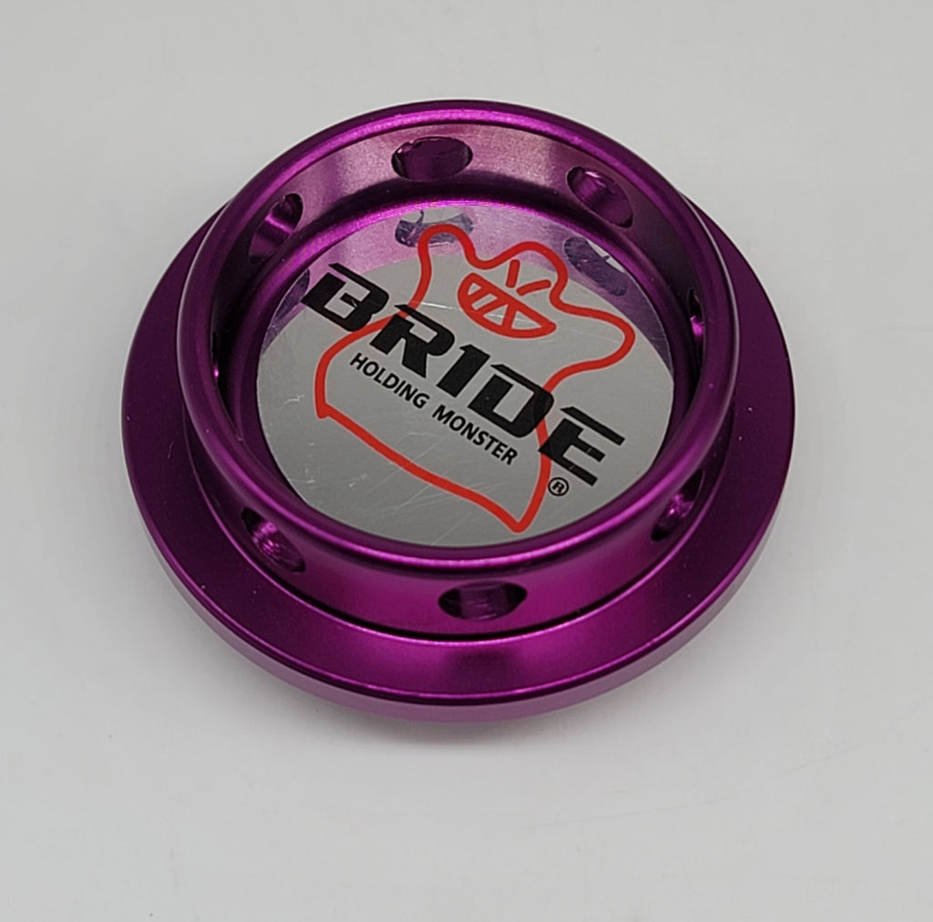 Brand New Bride Purple Engine Oil Fuel Filler Cap Billet For Nissan