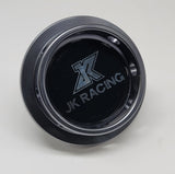 Brand New JK RACING Gunmetal Engine Oil Fuel Filler Cap Billet For Nissan