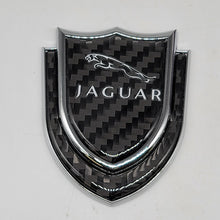 Load image into Gallery viewer, BRAND NEW JAGUAR 1PCS Metal Real Carbon Fiber VIP Luxury Car Emblem Badge Decals