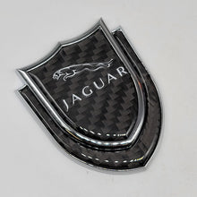 Load image into Gallery viewer, BRAND NEW JAGUAR 1PCS Metal Real Carbon Fiber VIP Luxury Car Emblem Badge Decals