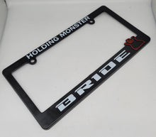 Load image into Gallery viewer, Brand New Universal 1PCS BRIDE ABS Plastic Black License Plate Frame Cover