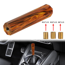 Load image into Gallery viewer, BRAND NEW JDM 200mm Universal Diamond Fire Aluminum Manual Gear Stick Shift Knob Shifter M8 M10 M12