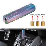 BRAND NEW JDM 200mm Universal Diamond Star Galaxy Aluminum Manual Gear Stick Shift Knob Shifter M8 M10 M12