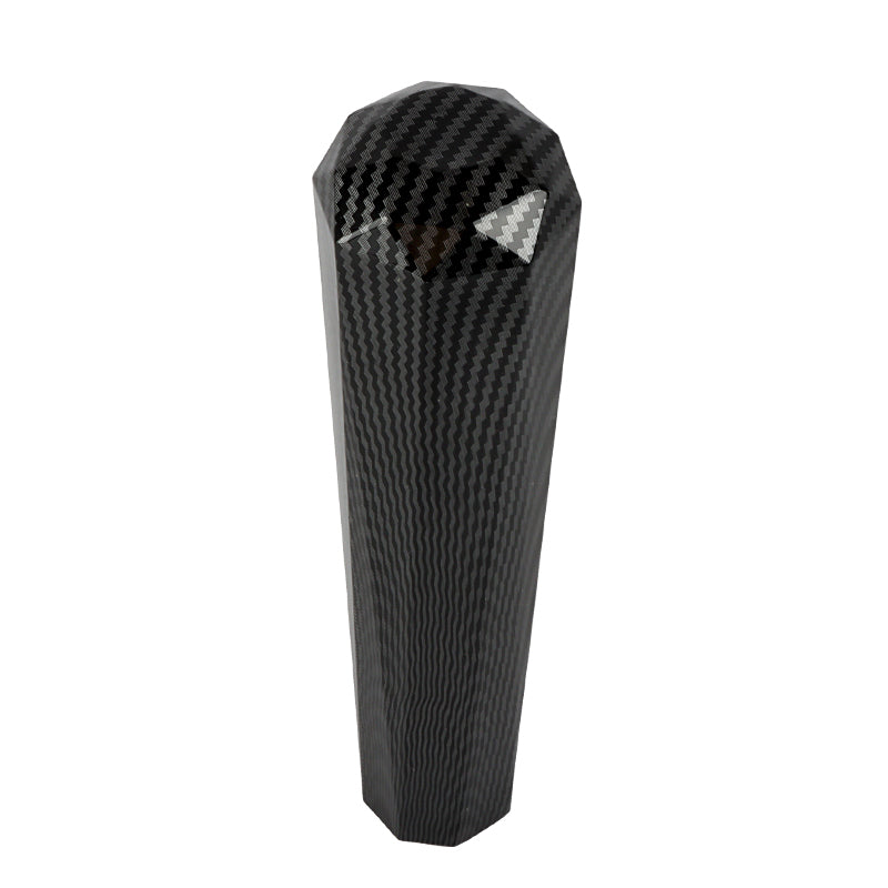 BRAND NEW JDM 200mm Universal Diamond Carbon Fiber Style Aluminum Manual Gear Stick Shift Knob Shifter M8 M10 M12