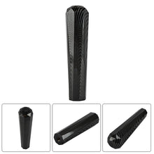 Load image into Gallery viewer, BRAND NEW JDM 200mm Universal Diamond Carbon Fiber Style Aluminum Manual Gear Stick Shift Knob Shifter M8 M10 M12