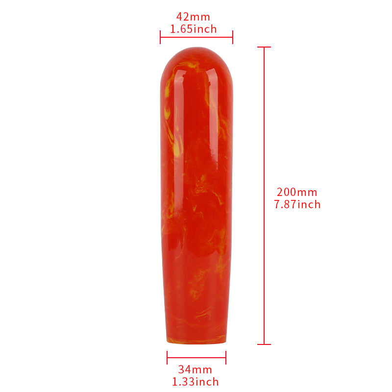 Brand New JDM Universal JDM Red 20CM Marble Style Stick Manual Gear Shift Knob Shifter M8 M10 M12