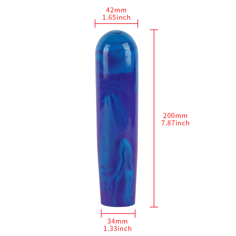 Brand New JDM Universal JDM Blue 20CM Marble Style Stick Manual Gear Shift Knob Shifter M8 M10 M12