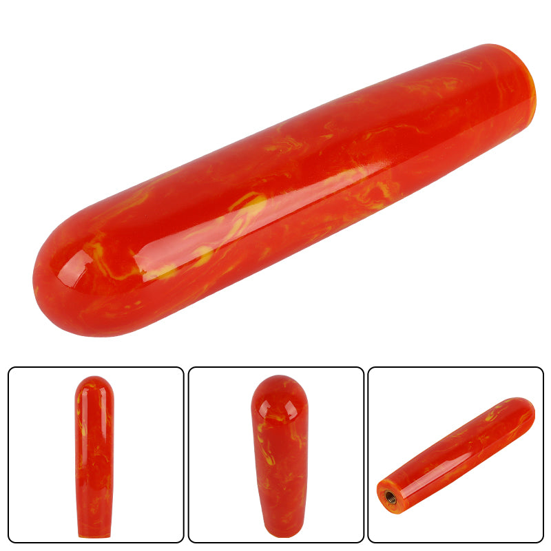 Brand New JDM Universal JDM Red 20CM Marble Style Stick Manual Gear Shift Knob Shifter M8 M10 M12