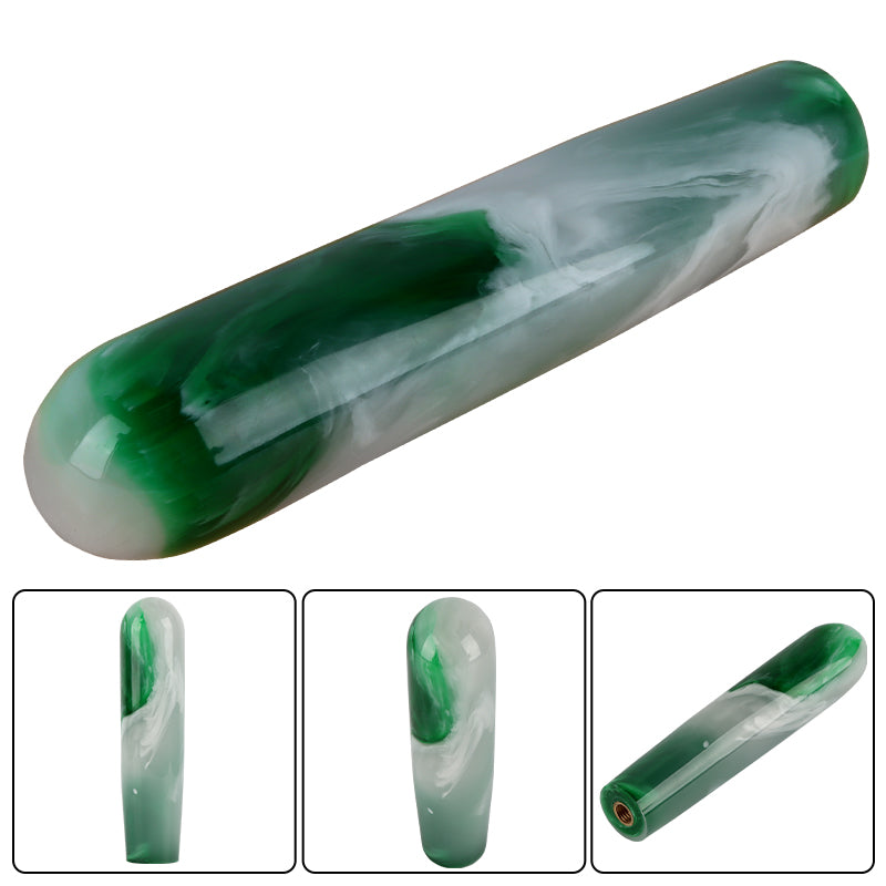 Brand New JDM Universal JDM Green 20CM Marble Style Stick Manual Gear Shift Knob Shifter M8 M10 M12