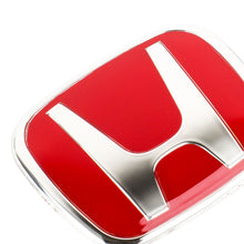 Load image into Gallery viewer, BRAND NEW 3PCS HONDA RED FRONT+REAR+STEERIING JDM EMBLEM SET FOR CIVIC 2012-2015 4DR