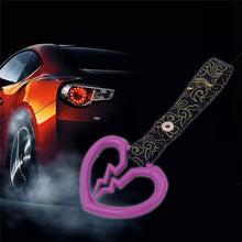 Load image into Gallery viewer, Brand New Broken Heart Purple JDM TSURIKAWA Ring Subway Train Bus Handle Strap Charm Drift