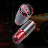 Brand New Universal HKS Red Real Carbon Fiber Racing Gear Stick Shift Knob For MT Manual M12 M10 M8