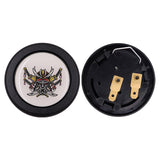 Brand New Universal Anime Devil Samurai Hentai Car Horn Button Black Steering Wheel Center Cap