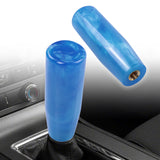 Brand New 12CM Universal Pearl Long Blue Stick Manual Car Gear Shift Knob Shifter M8 M10 M12