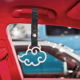 Brand New Cloud Handle White JDM TSURIKAWA Ring Subway Train Bus Black Handle Strap Charm Drift