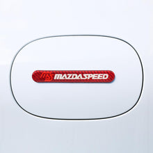 Load image into Gallery viewer, Brand New 1PCS Mazdaspeed Real Carbon Fiber Red Car Trunk Side Fenders Door Badge Scratch Guard Sticker