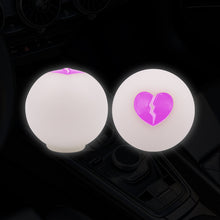 Load image into Gallery viewer, BRAND NEW JDM BROKEN HEART Gear Shifter White Ball Manual Gear Stick Shift Knob w/ Adapters