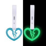 Brand New Broken Heart White Handle Glow in the Dark JDM TSURIKAWA Ring Subway Train Bus Handle Strap Charm Drift