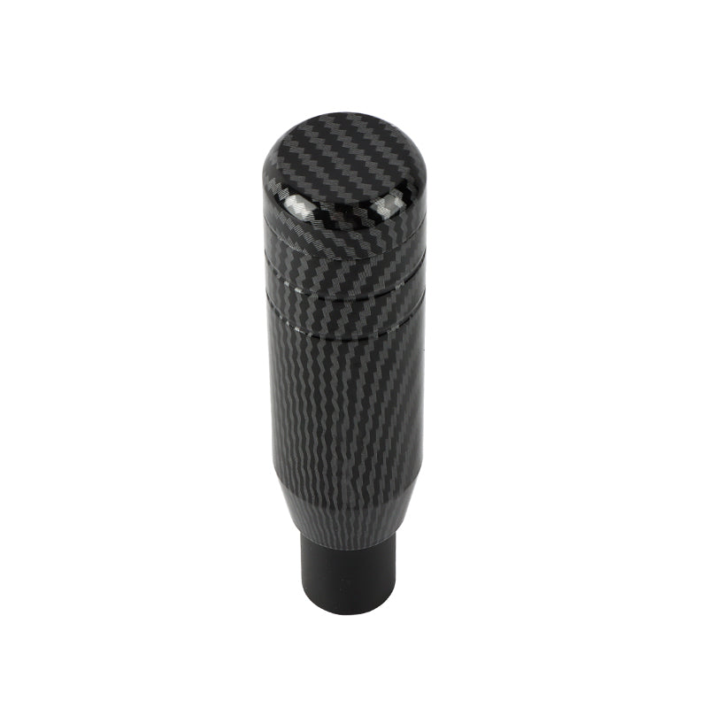 Brand New Universal JDM 13CM Aluminum Carbon Fiber Style Automatic Gear Stick Shift Knob Lever Shifter