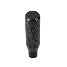 Load image into Gallery viewer, Brand New Universal JDM 13CM Aluminum Carbon Fiber Style Automatic Gear Stick Shift Knob Lever Shifter