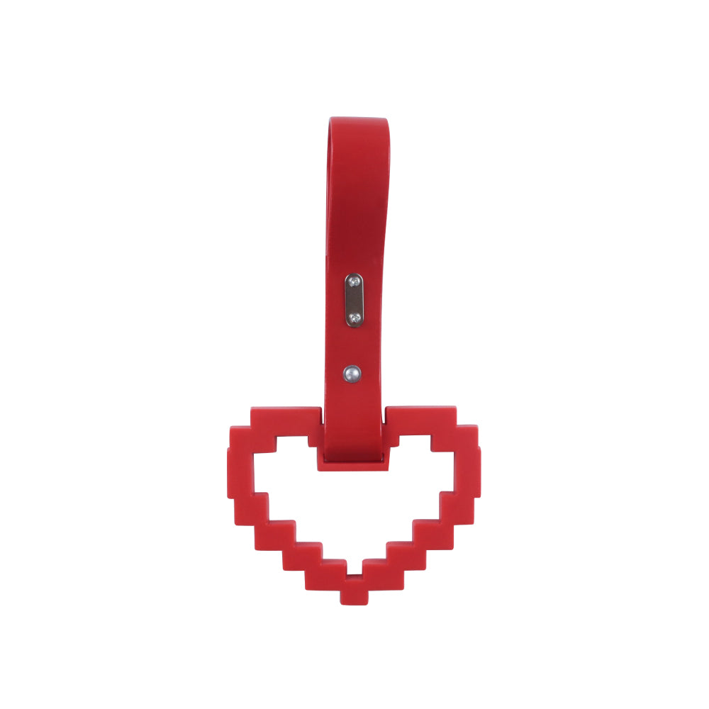 Brand New Minecraft Heart Red Handle JDM TSURIKAWA Ring Subway Train Bus Handle Strap Charm Drift