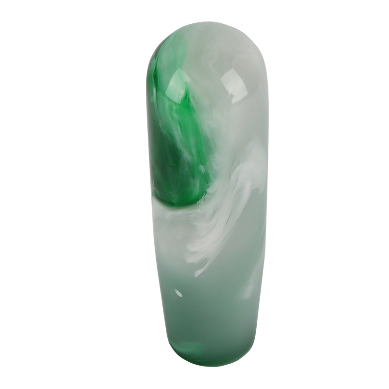 Brand New JDM Universal JDM Green 15CM Marble Style Stick Manual Gear Shift Knob Shifter M8 M10 M12