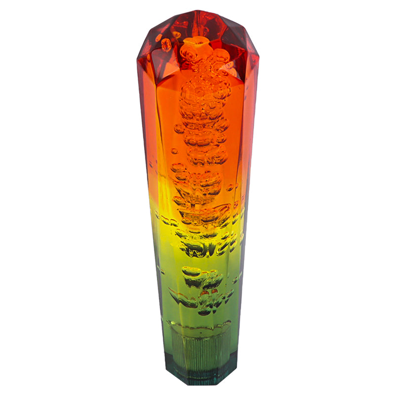 Brand New JDM Universal Diamond Crystal VIP Style Manual Shifter Shift Knob 200MM 3T Red /Yellow/Green