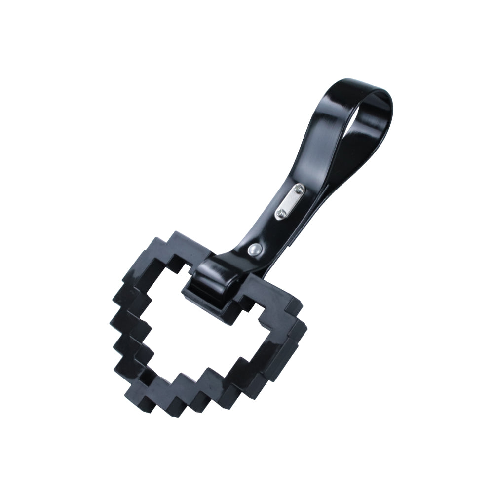 Brand New Minecraft Heart Black Handle JDM TSURIKAWA Ring Subway Train Bus Handle Strap Charm Drift