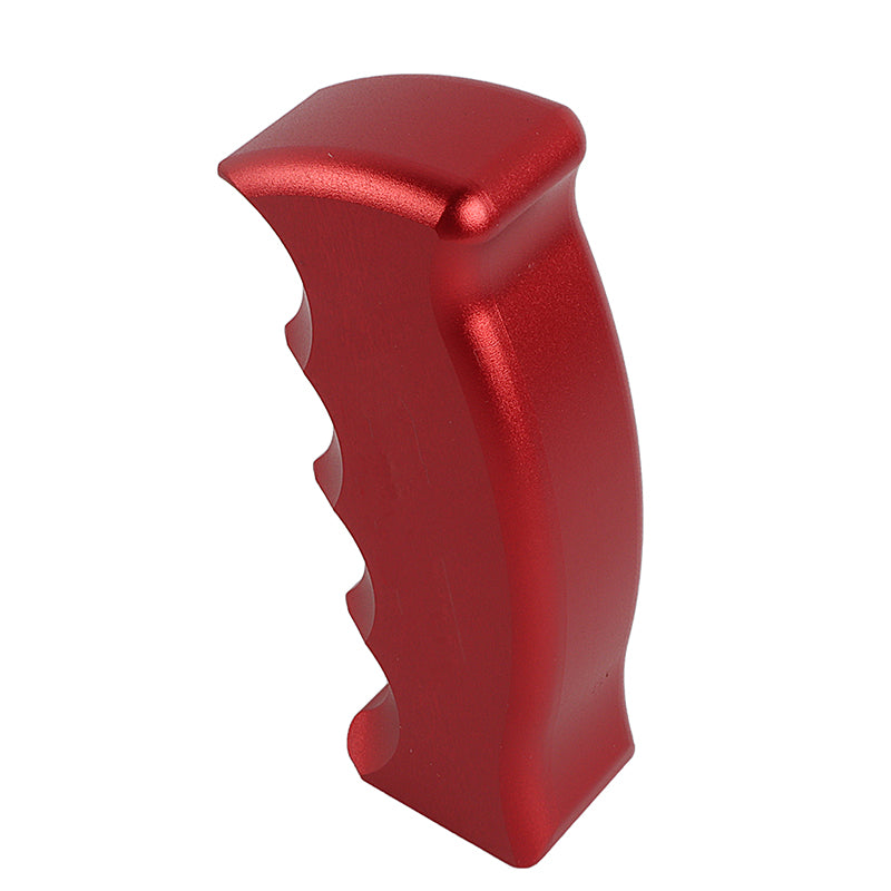 Brand New Universal Red Aluminum Slotted Pistol Grip Handle Manual Gear Shift Knob Shifter M8 M10 M12