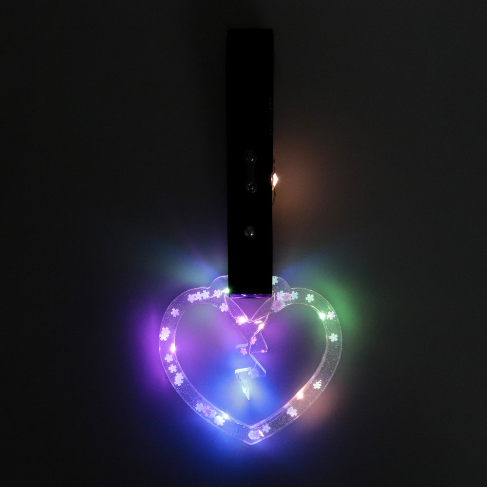 Brand New LED Broken Heart JDM TSURIKAWA Ring Subway Train Bus Handle Strap Charm Drift