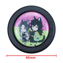 Load image into Gallery viewer, Brand New Universal Anime Hentai Car Horn Button Black Steering Wheel Center Cap