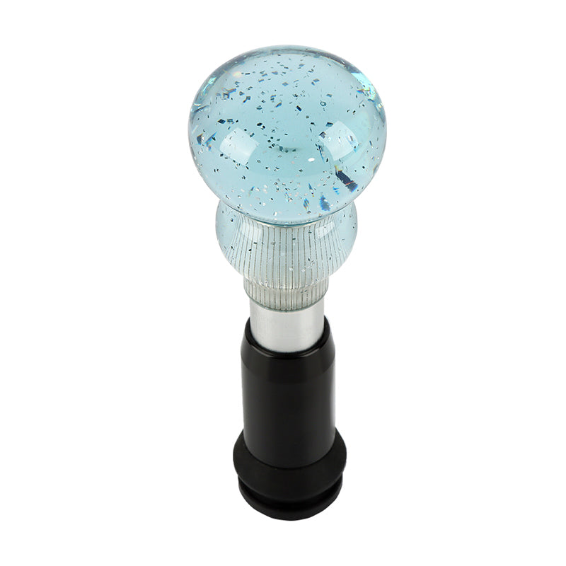 Brand New JDM Blue Glitter Gourd Shape Crystal Automatic Gear Shift Knob Lever Shifter