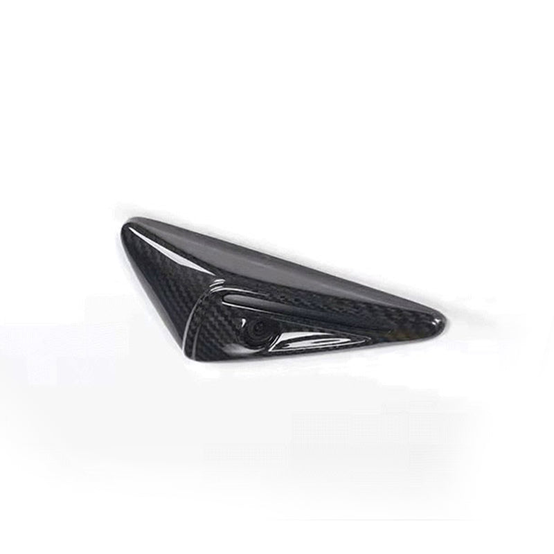 Brand New Tesla Model 3 / Model Y Real Carbon Fiber Side Fender Camera Vent Cover Full Trim