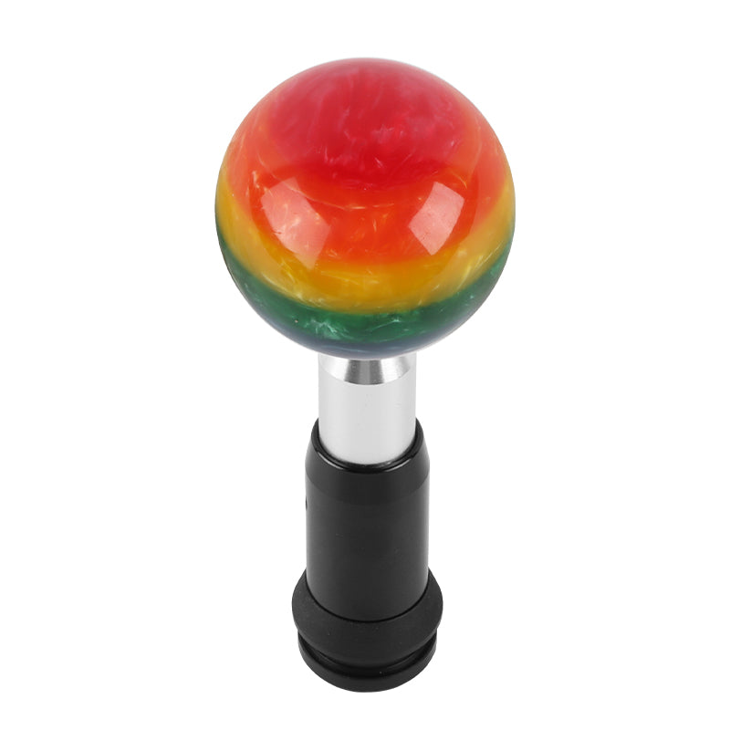 Brand New Jdm Universal Rainbow Multicolor Round Ball Automatic Shift Knob Shifter