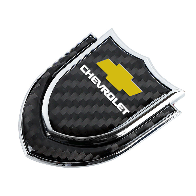 BRAND NEW CHEVROLET 1PCS Metal Real Carbon Fiber VIP Luxury Car Emblem Badge Decals