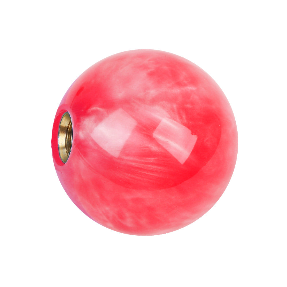 Brand New Universal Pearl Red Round Ball Shift Knob Car Gear MT Manual Shifter M8 M10 M12