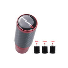 Load image into Gallery viewer, Brand New Universal Nismo Red Real Carbon Fiber Racing Gear Stick Shift Knob For MT Manual M12 M10 M8