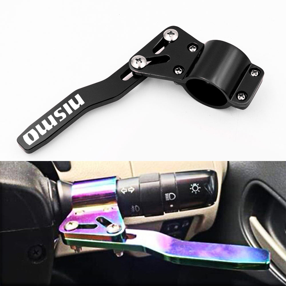 Brand New Nismo Universal Car Turn Signal Lever Black Extender Steering Wheel Turn Rod Position Up