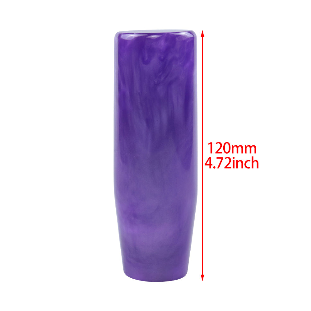 Brand New 12CM Universal Pearl Long Purple Stick Manual Car Gear Shift Knob Shifter M8 M10 M12