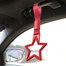 Load image into Gallery viewer, Brand New Star Handle Red JDM TSURIKAWA Ring Subway Train Bus Red Handle Strap Charm Drift