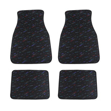 Load image into Gallery viewer, Brand New Universal 4PCS RECARO STYLE Racing Black Fabric Car Floor Mats Interior Carpets