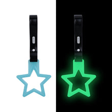 Load image into Gallery viewer, Brand New Star Teal Glows In The Dark JDM TSURIKAWA Subway Bus Handle Strap Charm Drift