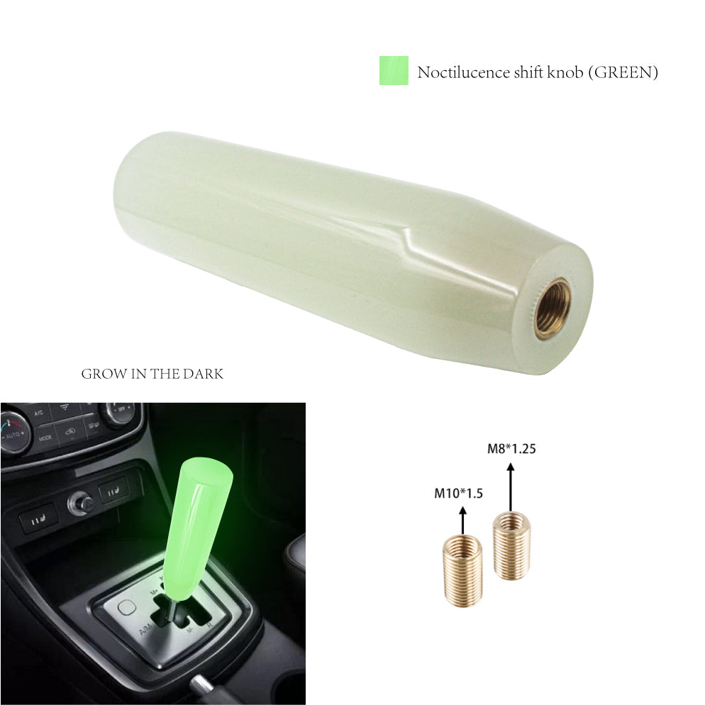 Brand New 15CM JDM Glow in the Dark Green Manual Car Gear Long Stick Shift Knob Shifter M8 M10 M12